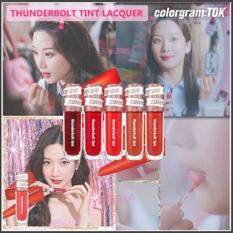 Promo Colorgram Thunderbolt Tint Lacquer X True Beauty Jukyung Lip Tint