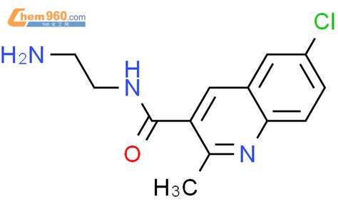 227803 37 4 3 Quinolinecarboxamide N 2 Aminoethyl 6 Chloro 2 Methyl