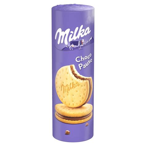 Печенье Milka BISCUITS Milka Choco Pause, с начинкой, с молочным ...