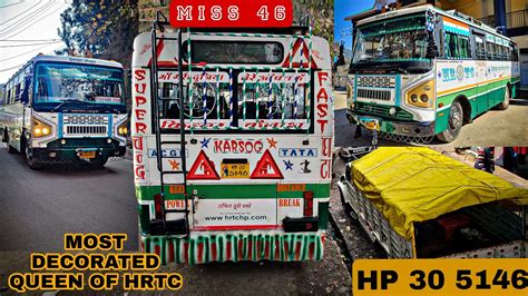 One Of The Most Decorated Bus HP 30 5146 HRTC KARSOG Cinematic Video