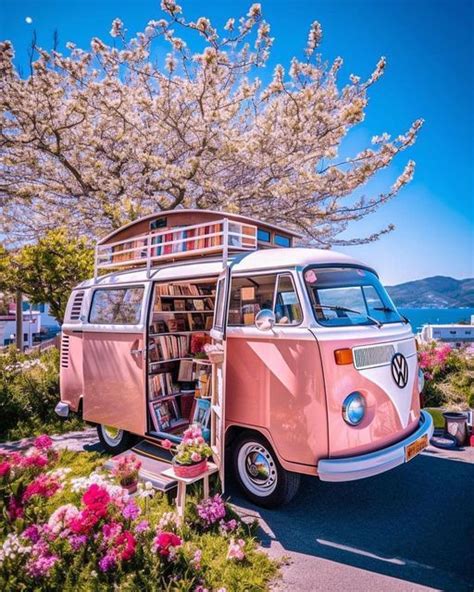 Pin By Andy Black On The VW Bus Pink Volkswagen Cute Wallpapers