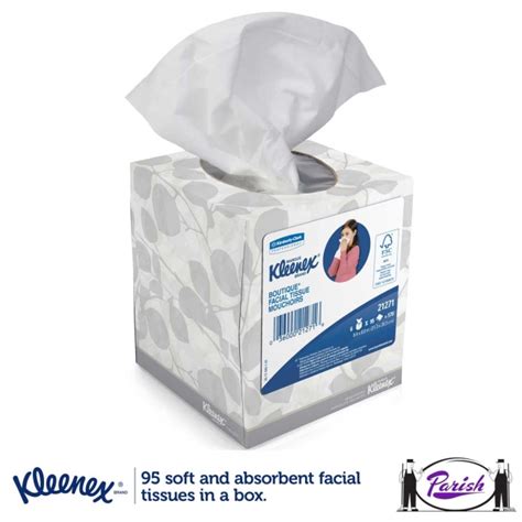 Kleenex Facial Tissue Pop Up Cube Box Parish Supply