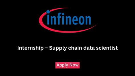 Internship Supply Chain Data Scientist At Infineon Technologies R