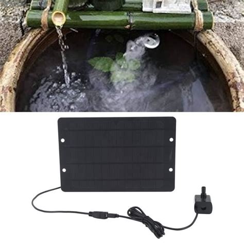 Dioche Fontaine Solaire Avec Panneau Pompe De Fontaine Solaire Usb Kit