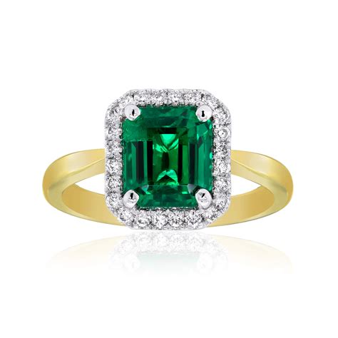 Aura Emerald And Diamond Dress Ring Gerard Mccabe 560799