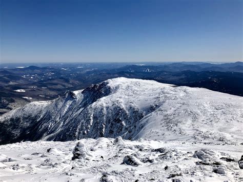 Mount Washington summit, looking south. Taken Monday March 26th, 2018 ...