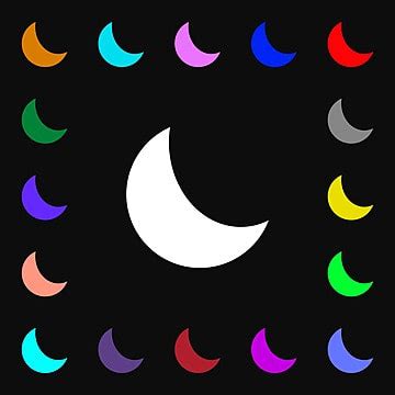 Upside Down Crescent Moon Symbol