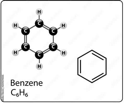 Photo And Art Print Benzene Molecule Structure Gregory