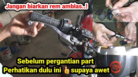 Cara Ganti Seal Master Rem Depan Vixion Old Anti Amblas Yudikakakeke