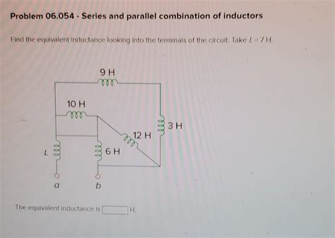 Solved Problem Series And Parallel Combination Of Chegg