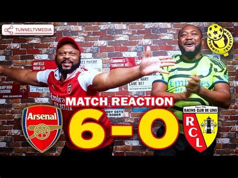 Arsenal 6 0 RC Lens Full Fan Reactions Havertz Jesus Saka