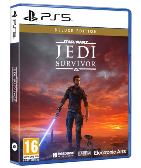 Star Wars Jedi Survivor Deluxe Edition Ps5 Catalogo Mega Mania A Loja Dos Jogadores Jogos