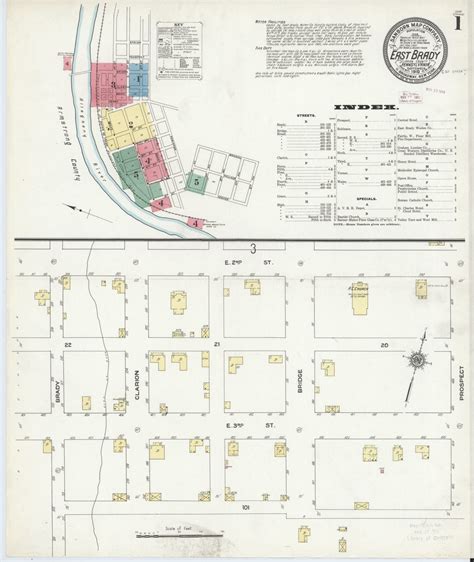 Sanborn Fire Insurance Map From East Brady Clarion County Pennsylvania Library Of Congress