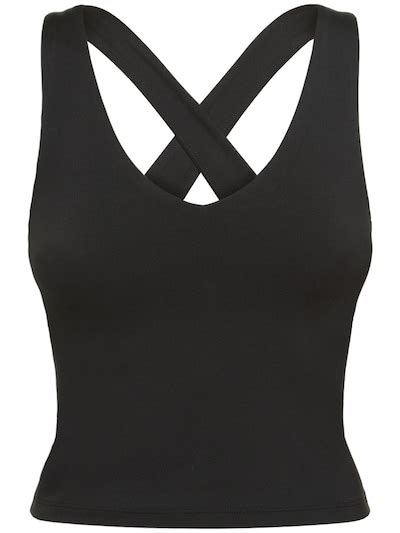 Zoe Super Stretch Tank Top Girlfriend Collective Women Luisaviaroma