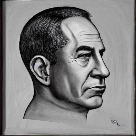 Dream Portrait Of Benjamin Netanyahu Vanitas Stable Diffusion