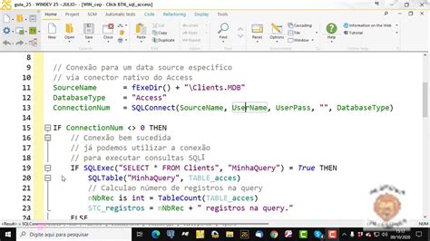 Guia Windev 25 Aula 254 Usando SQLTable Para Exibir Dados Do Access