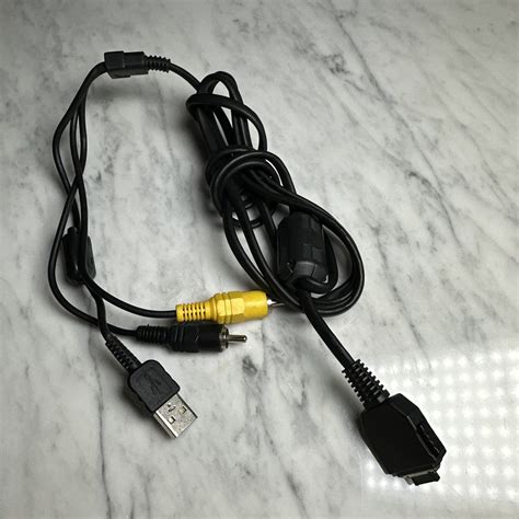 Genuine Sony Zcat2035 0930 Zcat1325 0530 Audio Video Usb Cable Cybershot Camera Ebay