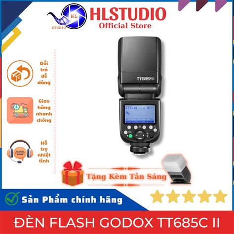 Đèn Flash Godox TT685IIC - Tương thích Canon và hỗ trợ TTL HL Studio ...