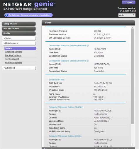 Unable to complete EX6100 extender installation setup process - NETGEAR ...