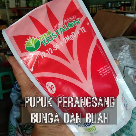 Jual Pupuk Perangsang Buah Neo Kristalon Gram Untuk Semprot Dan