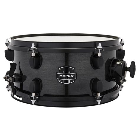 Mapex MPX 12 X 6 Maple Poplar Snare Drum Midnight Black Gear4music