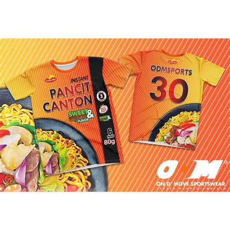 Pancit Canton Jersey Full Sublimation Tshirt（customized Name And Number