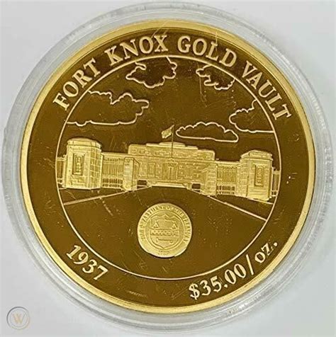 1937 Fort Knox Gold Vault Commemorative Coin American Mint Proof 2006518017