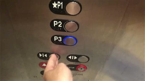 Modded Westinghouse Hydraulic Parking Elevators At Embassy Suites By