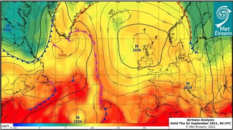 Surface Analysis Chart Met Éireann The Irish Meteorological Service