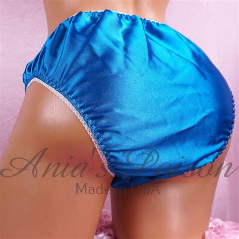 Anias Poison Full Cut Valentines Day Bikini Silky Soft Satin Lined