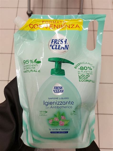 Fresh Clean Sapone Liquido Igienizzante Con Antibatterico T Verde E