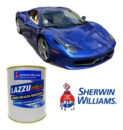 Tinta Automotiva Azul Perol Ferrari Lazzuril Ml Frete Gr Tis