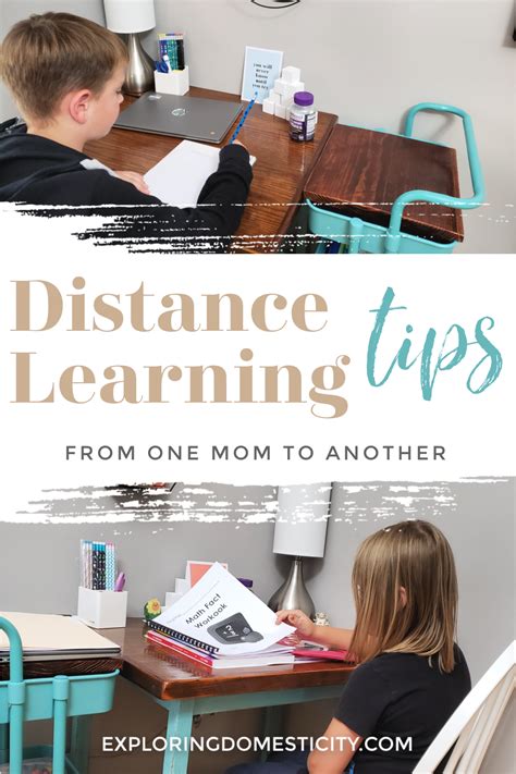 Distance Learning Tips: We can do this! ⋆ Exploring Domesticity