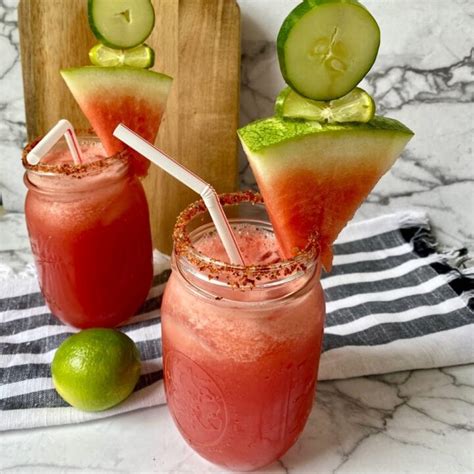 Watermelon Cucumber Agua Fresca A Pinch Of Adventure