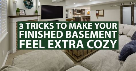 How To Make A Basement More Cozy - Openbasement