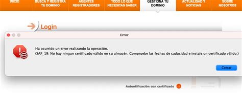 Error De Autofirma Saf No Hay Ning N Certificado V Lido En Su