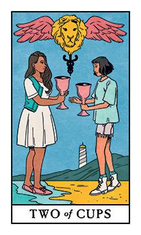 Two Of Cups Tarot Card Meanings Tarot