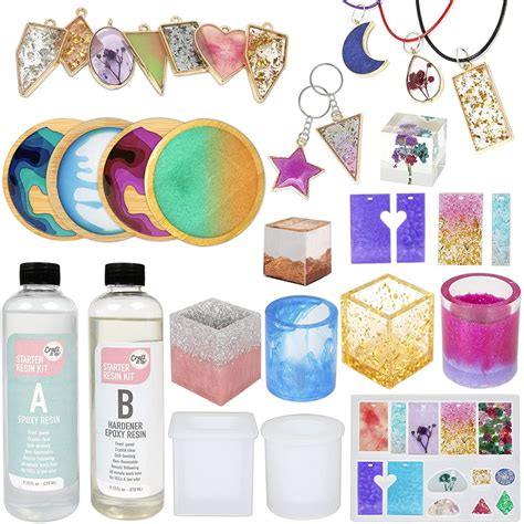 Resin Kit By Craft It Up Complete Starter Jewelry Making Resin Kit