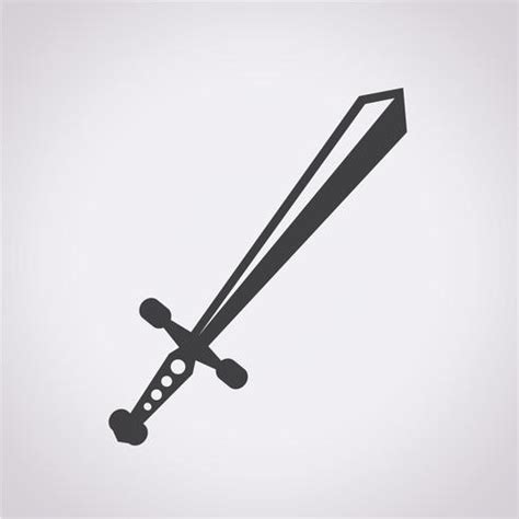icono de espada símbolo de signo 649030 Vector en Vecteezy