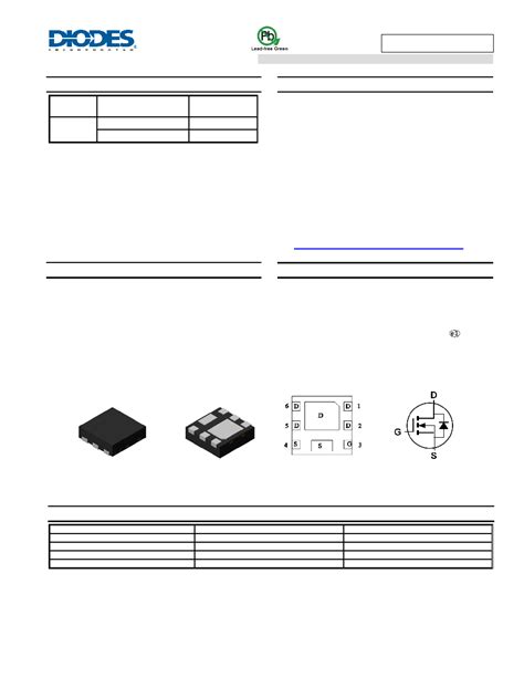 Dmth Lfdfwq R Datasheet Pages Diodes V C N Channel