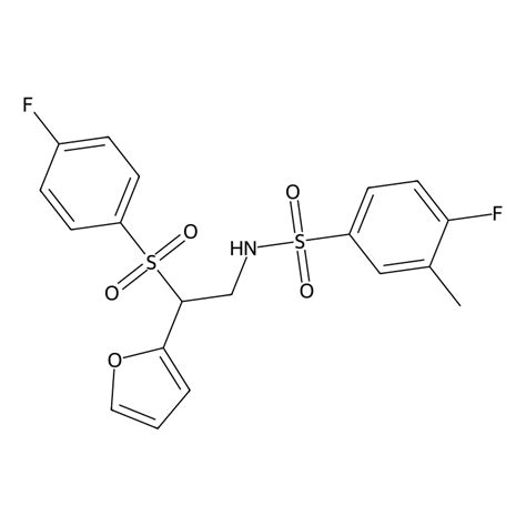 Buy Fluoro N Fluorophenyl Sulfonyl Furyl Ethyl