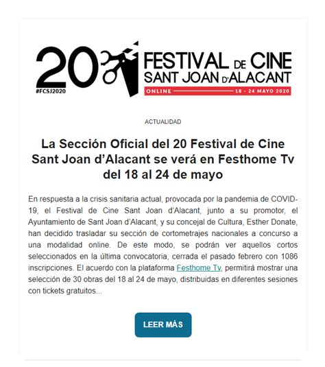 Festival De Cine Sant Joan D Alacant