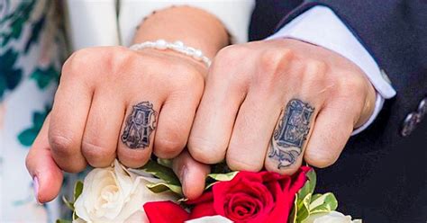 23 Parejas Que Cambiaron Sus Anillos De Compromiso Por Tatuajes Genial