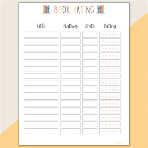 Free Printable Reading Tracker Reading Log Template ⋆ Love Our Real Life