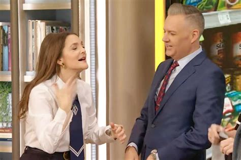 Drew Barrymore Experiences Hot Flash During Food Segment On Talk Show Wish I Could Just Start