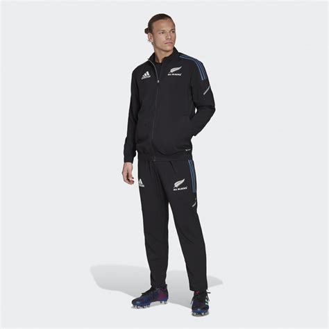 Adidas All Blacks Rugby Presentation Track Top Hg8338