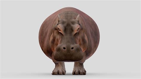 Hippopotamus Buy Royalty Free 3D Model By Mieke Roth Miekeroth