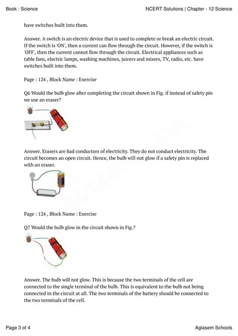 What Is An Electric Circuit Class 6 Short Answer Wiring Draw And Schematic