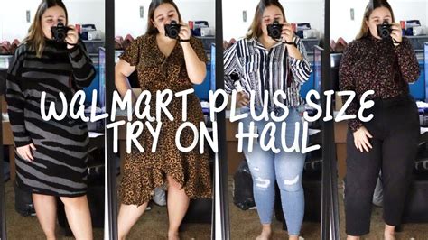 Walmart Plus Size Try On Haul Size 18 Affordable Fashion Youtube