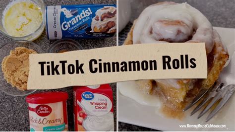 Tiktok Cinnamon Roll Hack With Heavy Cream Youtube